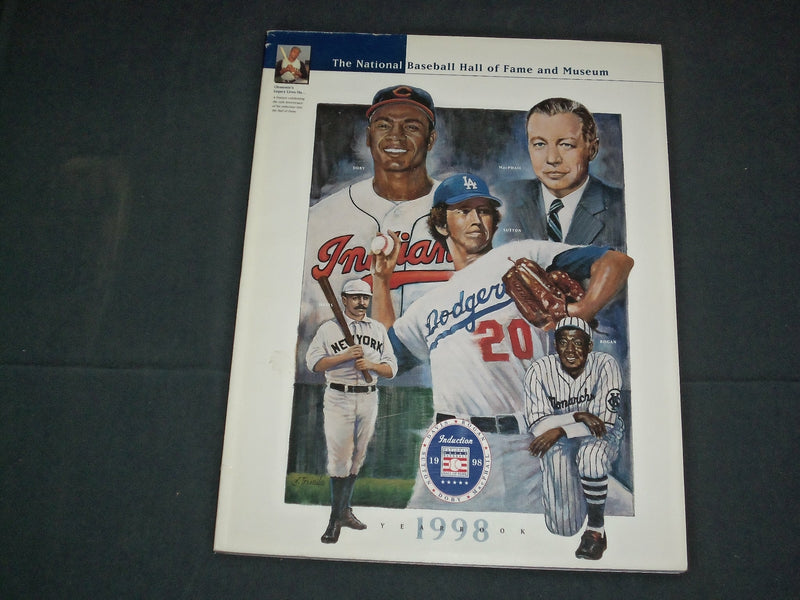 1998 THE NATIONAL BASEBALL HALL OF FAME AND MUSEUM YEARBOOK - J 3845