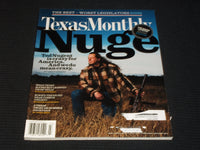 2009 JULY TEXAS MONTHLY MAGAZINE - TED NUGENT FRONT COVER - E 7457