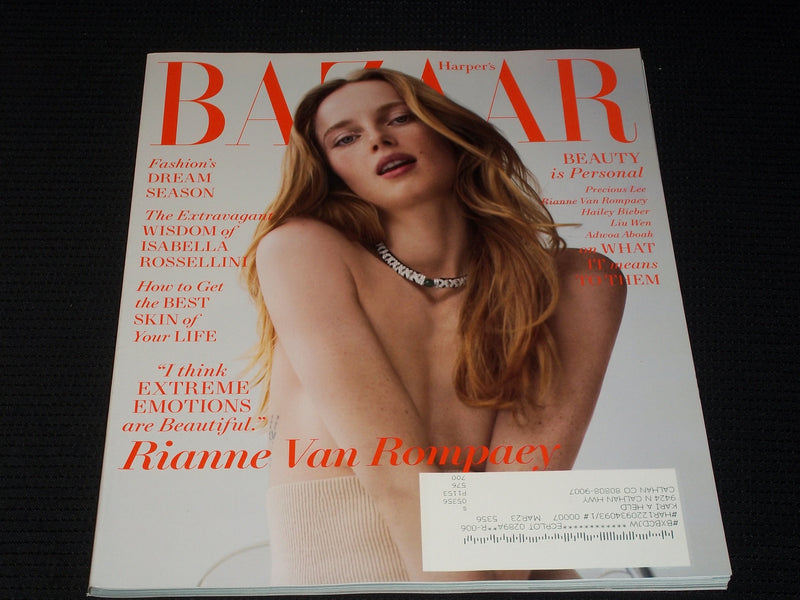 2021 MAY HARPER'S BAZAAR MAGAZINE - RIANNE VAN ROMPAEY FRONT COVER - E 2702