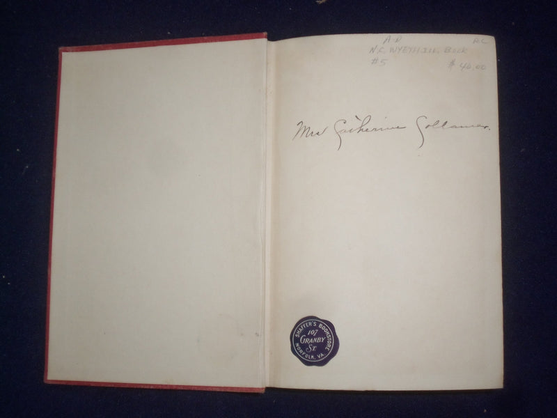 1906 WHISPERING SMITH HARDCOVER BOOK - ILLUSTRATED BY N.C. WYETH - KD 9201