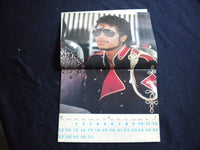 1984 RIGHT ON! MAGAZINE - 1984-1985 MICHAEL JACKSON POSTER CALENDAR - B 2875B