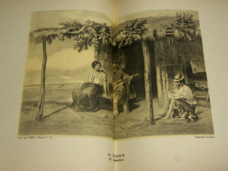 1945 LEON PALLIERE HARDCOVER BOOK - DIARIO DE VIAJE POR LA AMERICA - R 724F