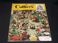 1949 MAY 28 COLLIER'S MAGAZINE - COUNTRY AUCTION NICE FRONT COVER & ADS - E 4326