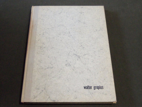 1960 WALTER GROPIUS BY JAMES MARSTON FITCH BOOK - KD 3841