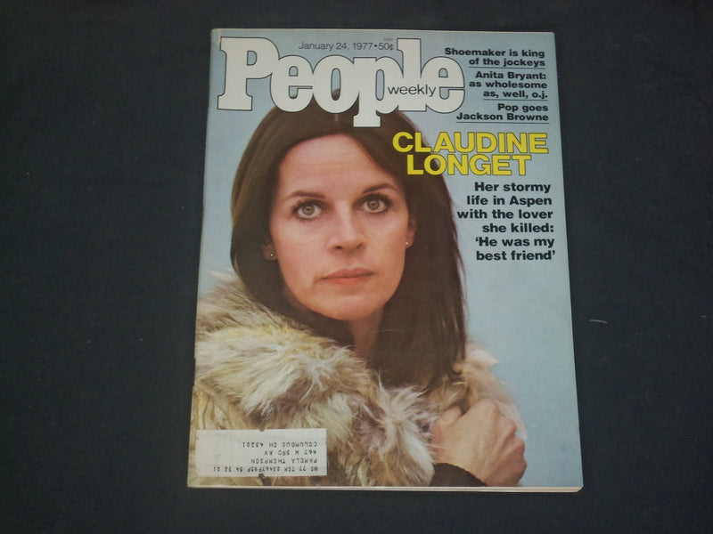 1977 JANUARY 24 PEOPLE MAGAZINE - CLAUDINE LONGET - B 4724