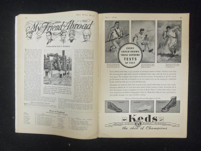 1935 MAY OPEN ROAD FOR BOYS MAGAZINE - ST 4622
