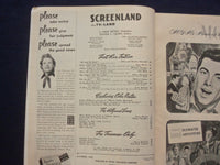 1952 OCTOBER SCREELAND PLUS TV-LAND MAGAZINE - AVA GARDNER COVER - SP 4780X