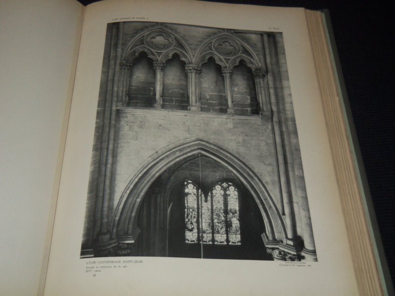 1910'S L'ART GOTHRIQUE EN FRANCE - L'ARCHITECTURE ET LA DECORATION VOLUME- Z 278