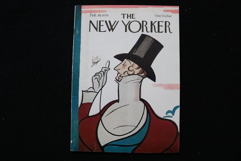 1979 FEBRUARY 19 NEW YORKER MAGAZINE - GREAT ILLUSTRATED COVER - NY 2958