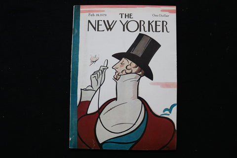 1979 FEBRUARY 19 NEW YORKER MAGAZINE - GREAT ILLUSTRATED COVER - NY 2958