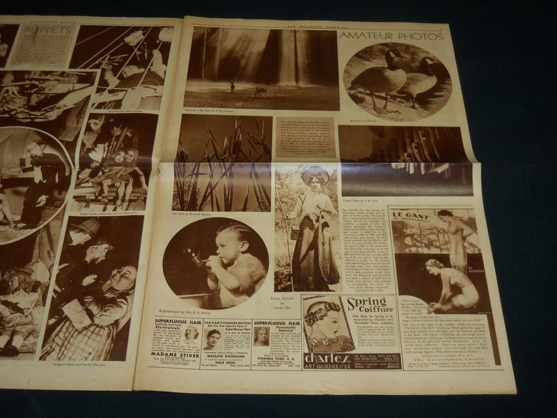 1937 MARCH 7 SAN FRANCISCO CHRONICLE ROTO - WORLD WAR PROPAGANDA - NP 5097