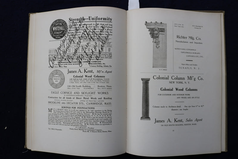 1905 M.I.T. ARCHITECTURAL ANNUAL HARDCOVER BOOK - K 1302