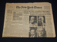 1975 FEBRUARY 22 NEW YORK TIMES - MITCHELL - HALDEMAN - EHRLICHMAN - NP 2150U