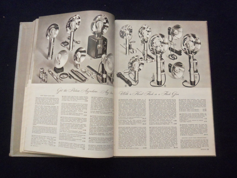 1949 MONTGOMERY WARD PHOTOGRAPHIC CATALOG - HARDCOVER - R 96O