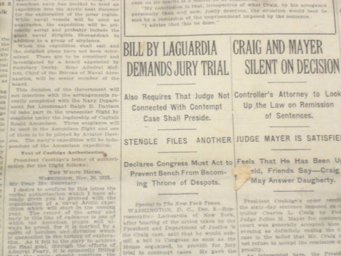 1923 DECEMBER 4 NEW YORK TIMES - LAGUARDIA BILL DEMANDS JURY TRIAL - NT 9212