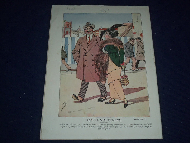 1914 FEBRUARY 15 BLANCO Y NEGRO SPANISH MAGAZINE - ILLUSTRATIONS & ADS - J 1500