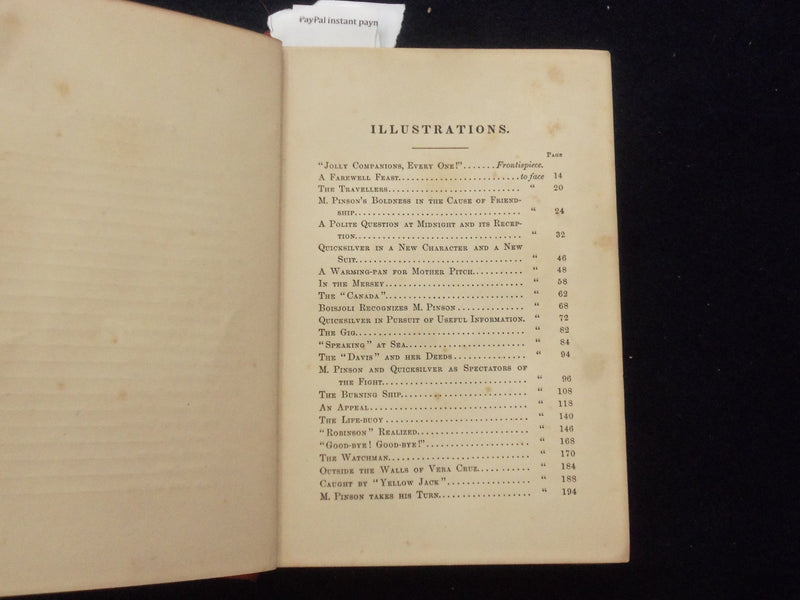 1898 AN INVOLUNTRY VOYAGE HARDCOVER BOOK BY LUCIEN BIART - KD 8443