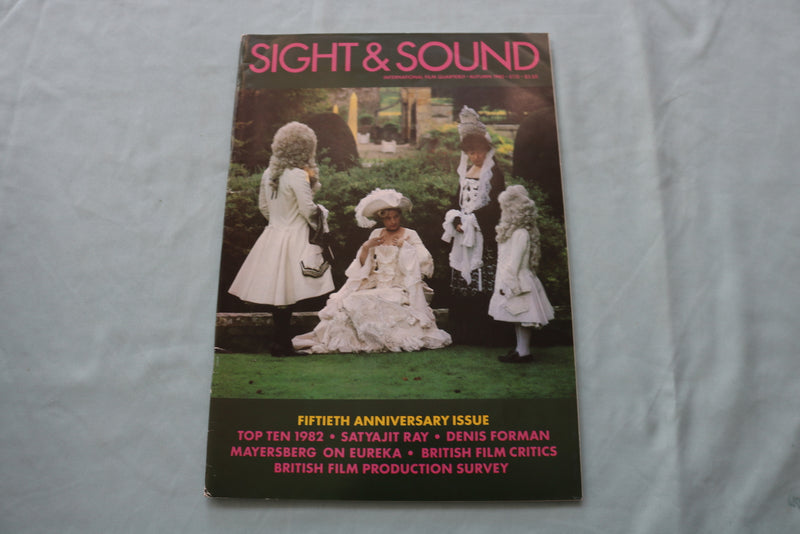 1982 AUTUMN SIGHT & SOUND MAGAZINE - THE DRAUGHTSMAN'S CONTRACT COVER - E 19393