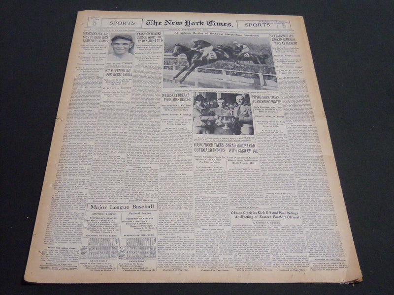 1937 SEPT 19 NEW YORK TIMES SPORTS -BOXING CARNIVAL AT THE POLO GROUNDS- NT 7006