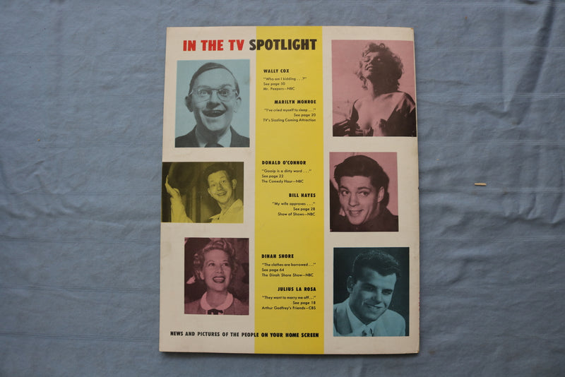 1953 JUNE TV FAN MAGAZINE - ARTHUR GODFREY-LUCILLE BALL COVER - E 18717