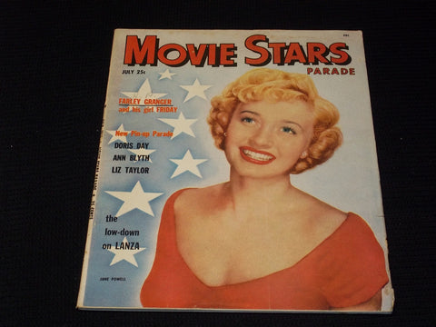 1951 JULY MOVIE STARS PARADE MAGAZINE - JANE POWELL FRONT COVER - E 1820