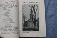 1929 CARREL'S ILLUSTRATED GUIDE & MAP OF QUEBEC - SOFTCOVER BOOK - K 3198