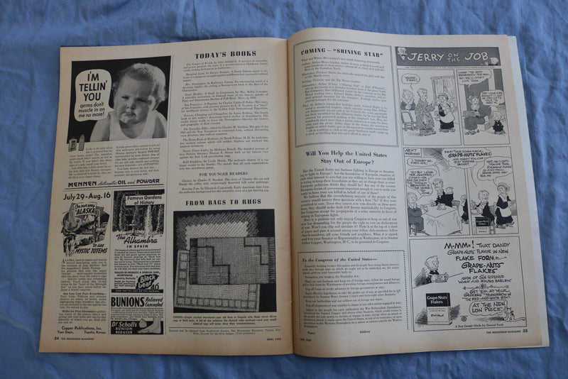 1939 JUNE HOUSEHOLD NEEDLECRAFT MAGAZINE - ILLUSTRATIONS/STORIES/ADS - SP 4784N