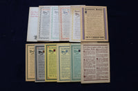 1927-1932 SUNSHINE A SOULFUL MAGAZINE - LOT OF 12 - DIGEST SIZE - K 1479