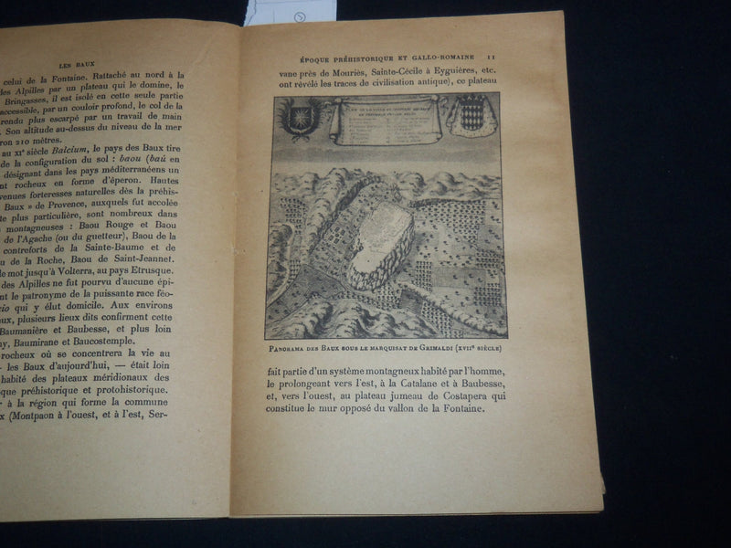 1953 LES BAUX BOOK BY FERNAND BENOIT - FRENCH - J 9502