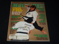1986 SEPTEMBER BLACK BELT MAGAZINE - CHUCK NORRIS FRONT COVER - E 7789