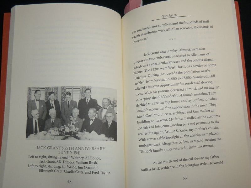 1995 THE ALLEN A MEMOIR SOFTCOVER BOOK SIGNED BY ELLSWORTH S. GRANT - J 6834