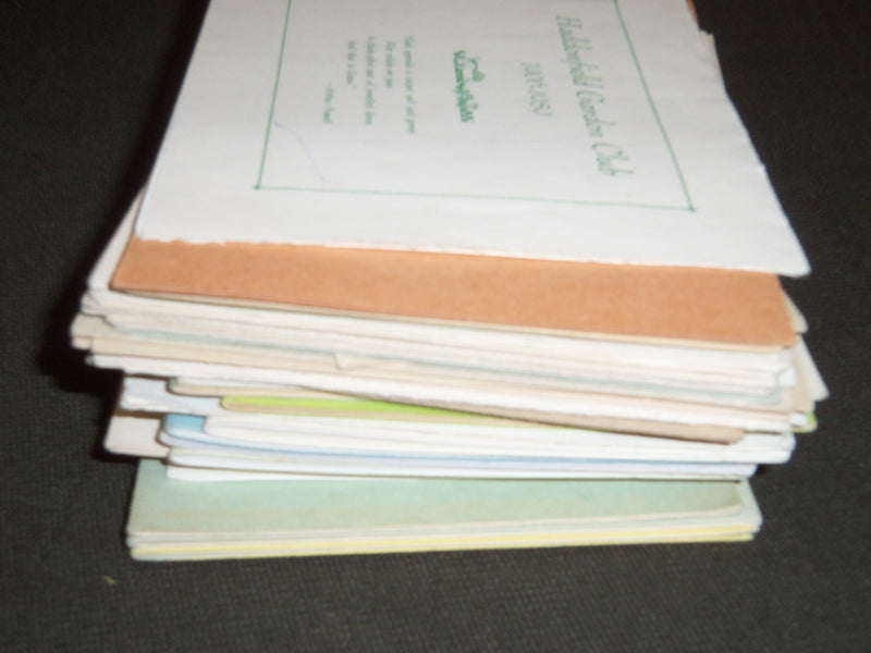 1924-1998 HADDONFIELD GARDEN CLUB PROGRAMS LOT OF 45 - O 1268