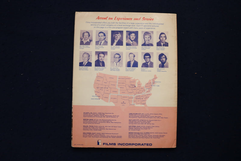 1974 FILMS INCORPORATED MAGAZINE - NICE MOVIE REELS COVER - E 18852