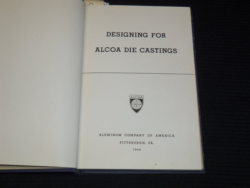 1948-1950 DESIGNING FOR ALCOA FORGINGS BOOKS LOT OF 2 - ALUMINUM CO. - KD 9505