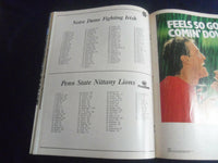 1986 NOV 15 FOOTBALL PROGRAM - UNIV NOTRE DAME VS PENN STATE UNIV - SP 1213G