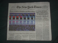 2020 FEBRUARY 26 NEW YORK TIMES - BURST OF JABS AT SANDERS & BLOOMBERG AT DEBATE