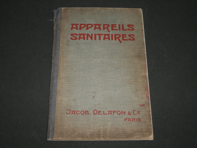 1908 JANUARY JACOB DELAFON & CIE APPAREILS SANITAIRES FRENCH CATALOGUE - FR 578