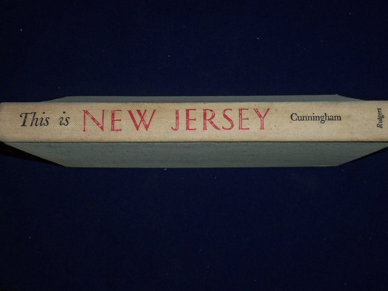 1953 THIS IS NEW JERSEY FROM HIGH POINT TO CAPE MAY BOOK BY CUNNINGHAM- KD 3740