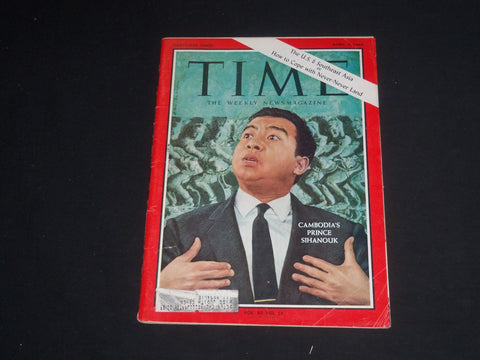 1964 APRIL 3 TIME MAGAZINE - CAMBODIA'S PRINCE SIHANOUK - T 1895