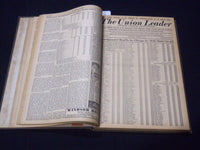 1939 THE UNION LEADER - CHICAGO RAILWAY - RAPID - BUS EMPLOYEES BOUND VOLUME