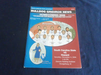 2006 NOV 4 FOOTBALL PROGRAM - SO. CAROLINA STATE UNIV VS HOWARD UNIV - SP 1216J
