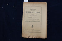 1918-1920 MATHEMATIKY A FYSIKY - CZECH TEXT - LOT OF 4 - O 3429