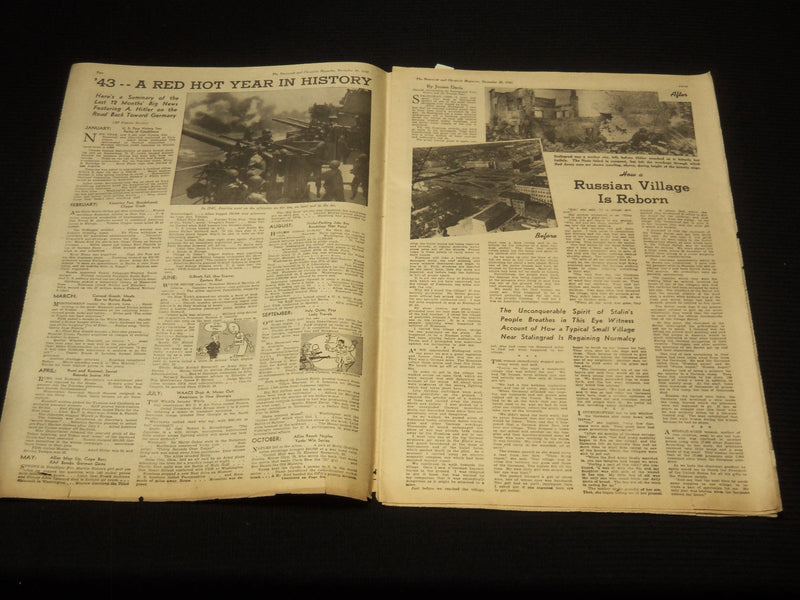 1943 DECEMBER 26 ROCHESTER DEMOCRAT SUNDAY MAGAZINE SECTION - NP 8944