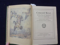 1937 CONCORD RIVER HARDCOVER BOOK BY WILLIAM BREWSTER - KD 8597