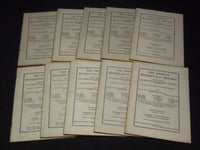 1924 THE AMERICAN MATHEMATICAL MONTHLY MAGAZINE LOT OF 10 - COMPLETE YR- WR 277H