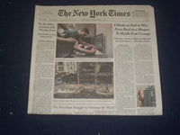 2021 MAY 16 NEW YORK TIMES - 4 WEEKS ON PATH TO WAR: RAID ON MOSQUE TO CARNAGE