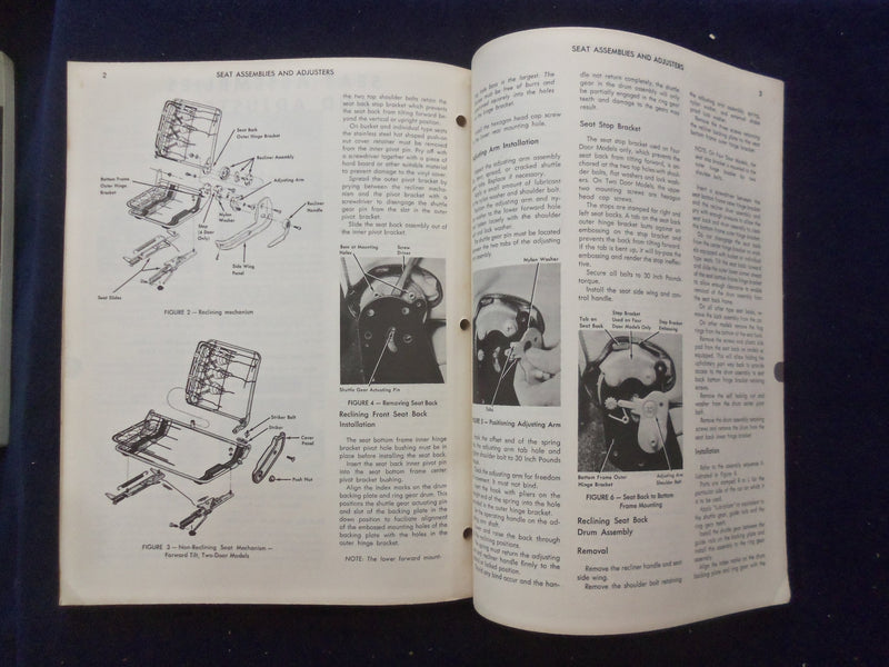 1966 RAMBLER AMERICAN TECHNICAL SERIVCE MANUL - SOFTCOVER MANUAL - KD 8880
