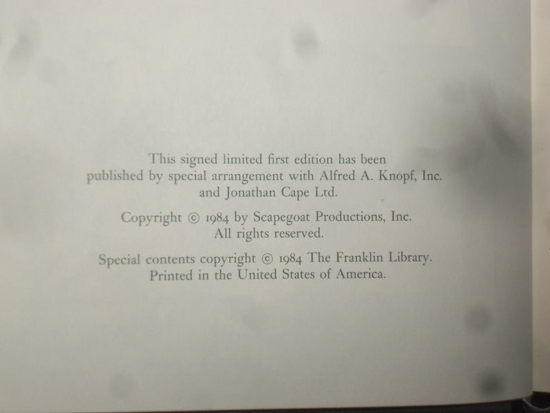 1984 GOD KNOWS HARDCOVER BOOK BY JOSEPH HELLER - SIGNED 1ST EDITION - KD 8986