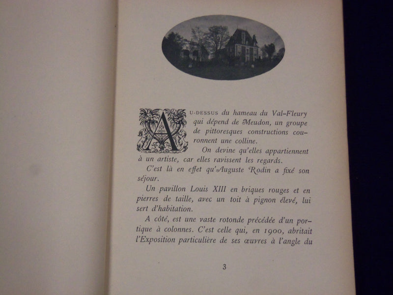 1912 L'ART ENTRETIENS REUNIS PAUL GSELL FRENCH VOLUME BY AUGUSTE RODIN - KD 2310