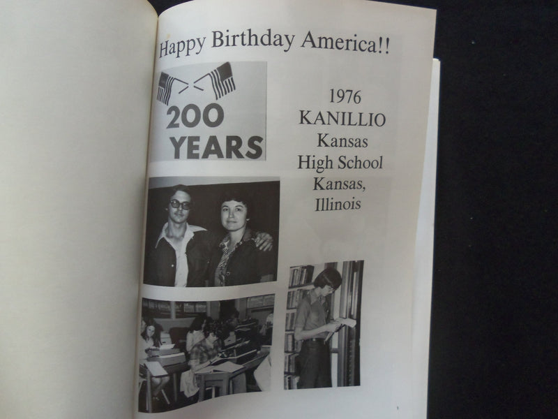 1976 KANILLIO KANSAS HIGH SCHOOL YEARBOOK - KANSAS, ILLINOIS - YB 3351